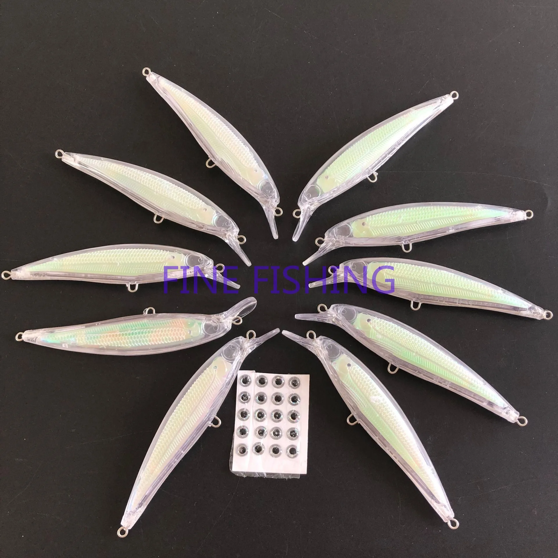Лучшие продажи Неокрашенный Рыбалка Lure114mm 11 г пустые Crankbait приманки искусственные тела 366 в наличии БЕСПЛАТНАЯ глаз 114 мм