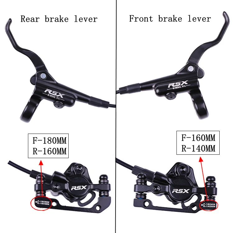 Electric Motorcycle Universal Hydraulic Road Bicycle Disc Brake