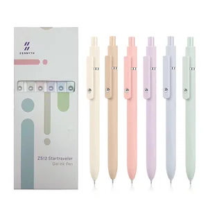 G04 Pastel Color Gel Pen Custom Gel Pens Wholesale Promotion Business School Gel Pen 0.5mm