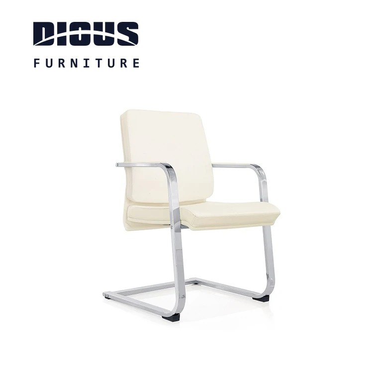 Dious cheap popular orange office chair stainless steel modern chair