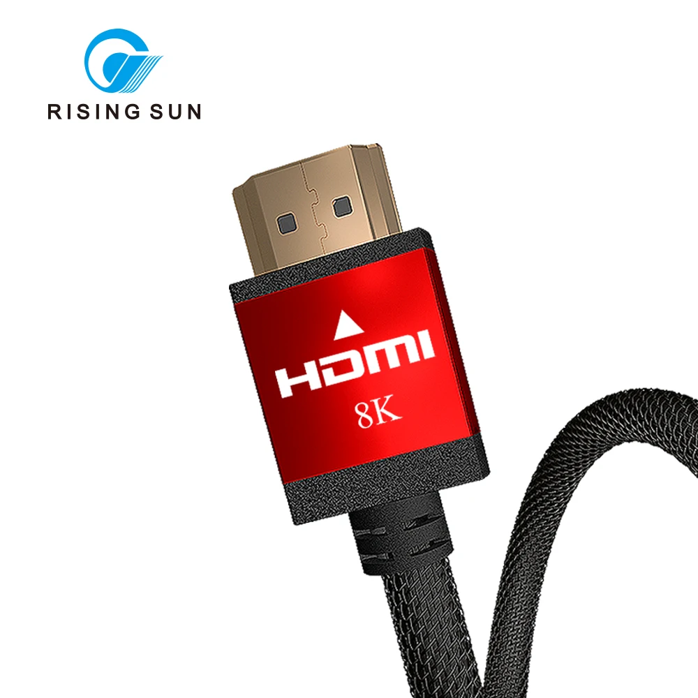 Плетеный высокоскоростной кабель 1,8 м из алюминиевого сплава, Премиум, Hdmi 2,1, 4k 120, поддержка 8k, 60 Гц, 48 Гбит/с, кабель Hdmi 2,1
