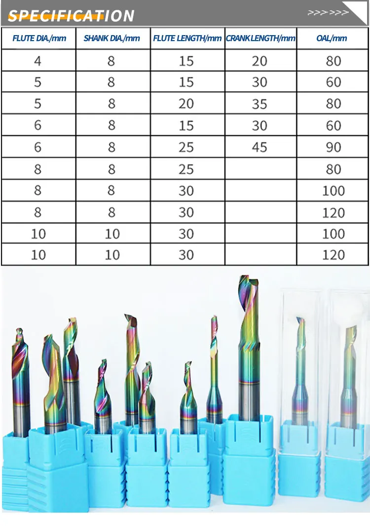 Dlc Coating Milling Cutter For Aluminum Profile Window And Door ...