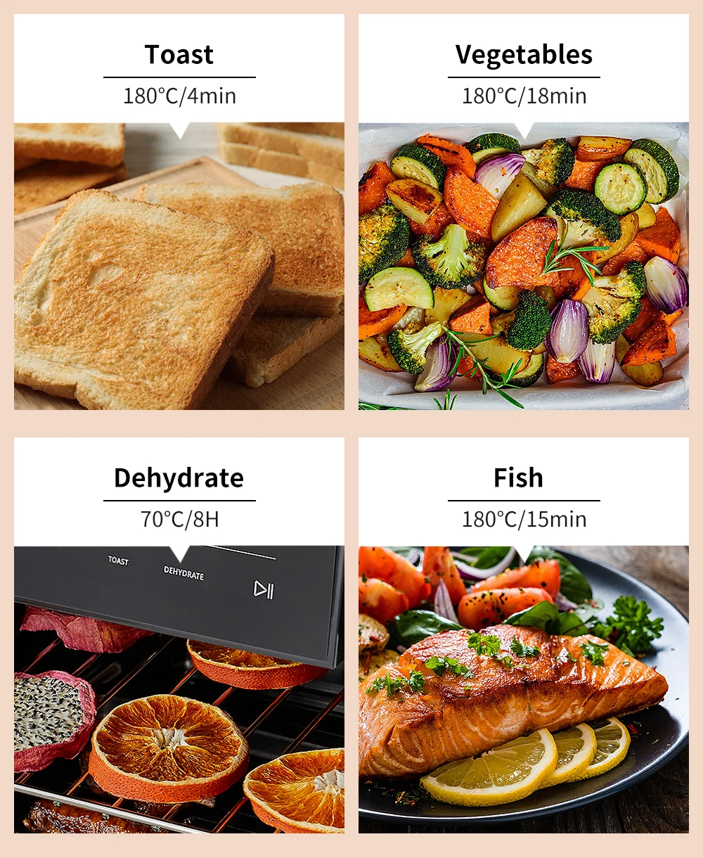 Multifunctional Biolomix New Design 7L Capacity Hot Countertop Tray Air Fryers Cooker Oven Smart With Digital Touch Control