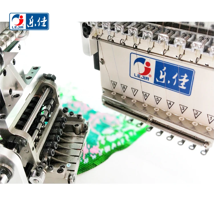 Lejia Sequins Computerized  High Speed Cheap Embroidery Machines