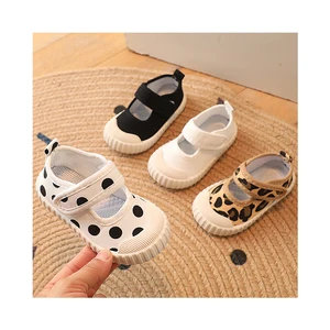 Black White Baby Summer Shoes Wholesale Latest Designer Footwear for Toddlers Children Fashion Sport Canvas Shoes School Kids