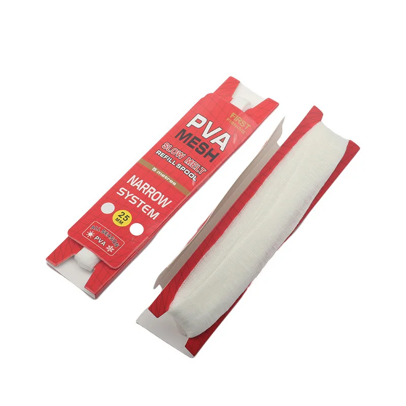 Custom Biodegradable PVA Mesh Refill Stocking Soft Plastic Crab Fishing Bait Packaging Bags