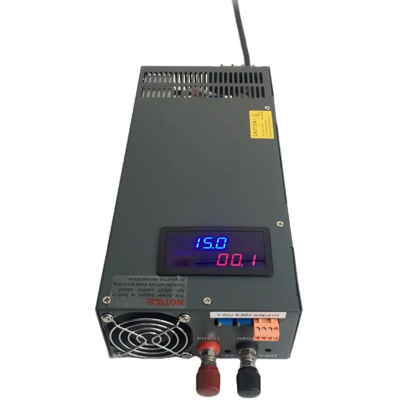1500W LED Display Switching Power Supply, Adjustable Voltage