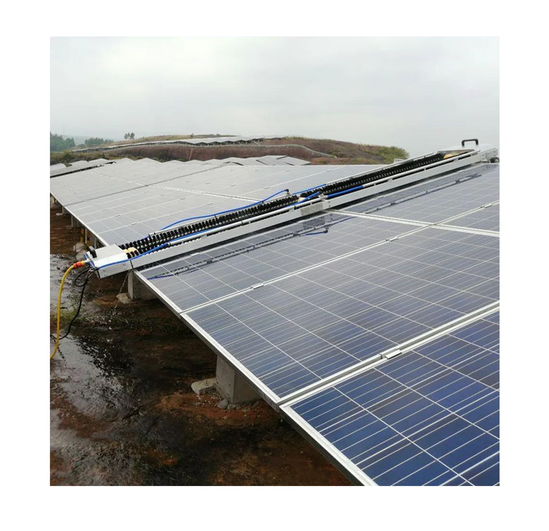 Solar Panel Water Dry Washing PV Module Clean Machine Automatic Solar Panel Cleaning Robot for Solar Energy System
