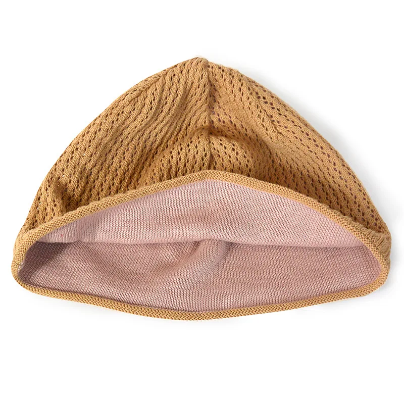 Knit Hat Beanie for Cancer Patient Keep Warm Winter Hat Ecofriendly 100% Organic Cotton Women Adult Beanie 01 Custom Plain BSCI