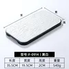 YL14-inch F0914 Black and Gray Rectangular Pan