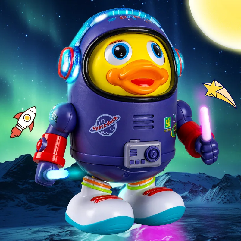 Cute Electronic Dancing Robot Toy Musical Duck for Kids Babies
