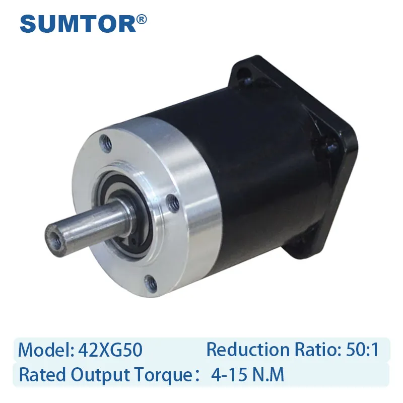 High Torque Stepper Motor Nema 17 Stepper Motor With 50:1 Planetary Gearbox  - 39mm Length, 50arcmin Backlash For CNC & Robotics Nema 17 Planetary  Gearbox Motor