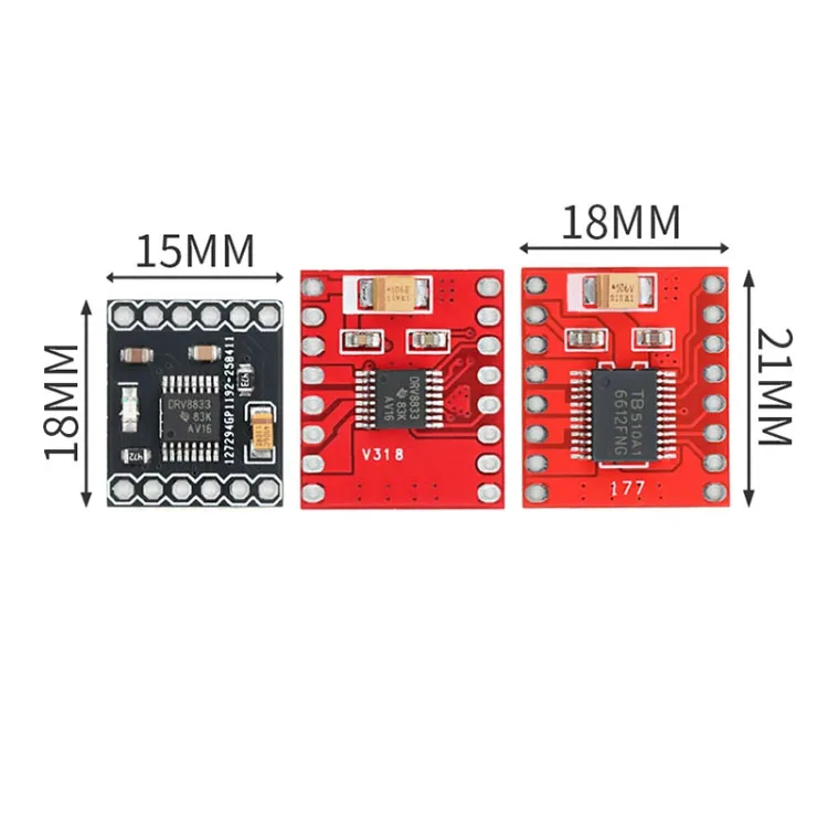 High Quality TB6612FNG/DRV8833 Motor Driver Module for DC Motors and Self-Balancing Robot Drive Boards