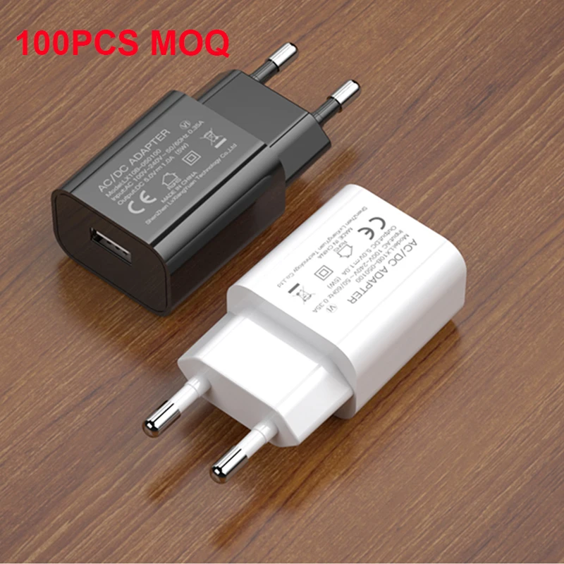 Unità di alimentazione con una uscita USB, 1 modulo, 5V 2.1A, 100-230V