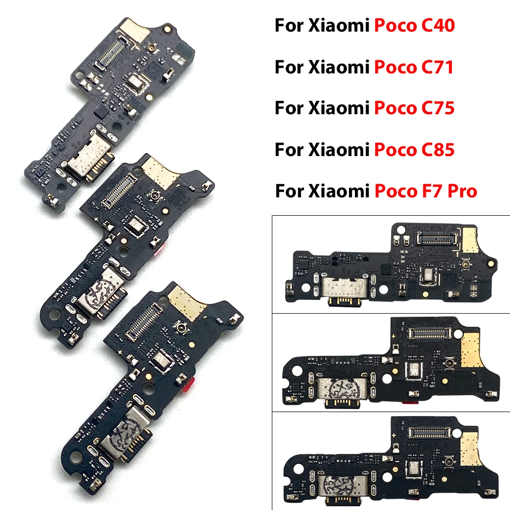 Cep telefonu yedek parça şarj portu için Xiaomi Poco F3 F4 X3 X4