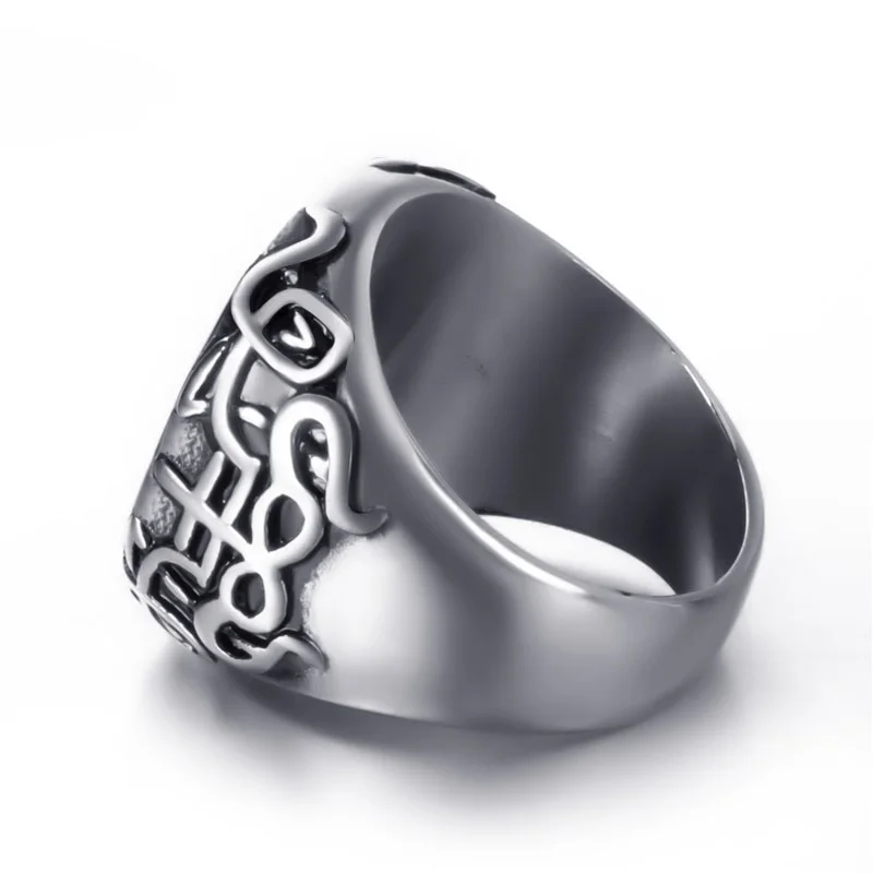 新しい男リング五芒星バフォメットヤギ硫黄リヴァイアサンクロスサタン