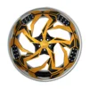 Dorado y negro