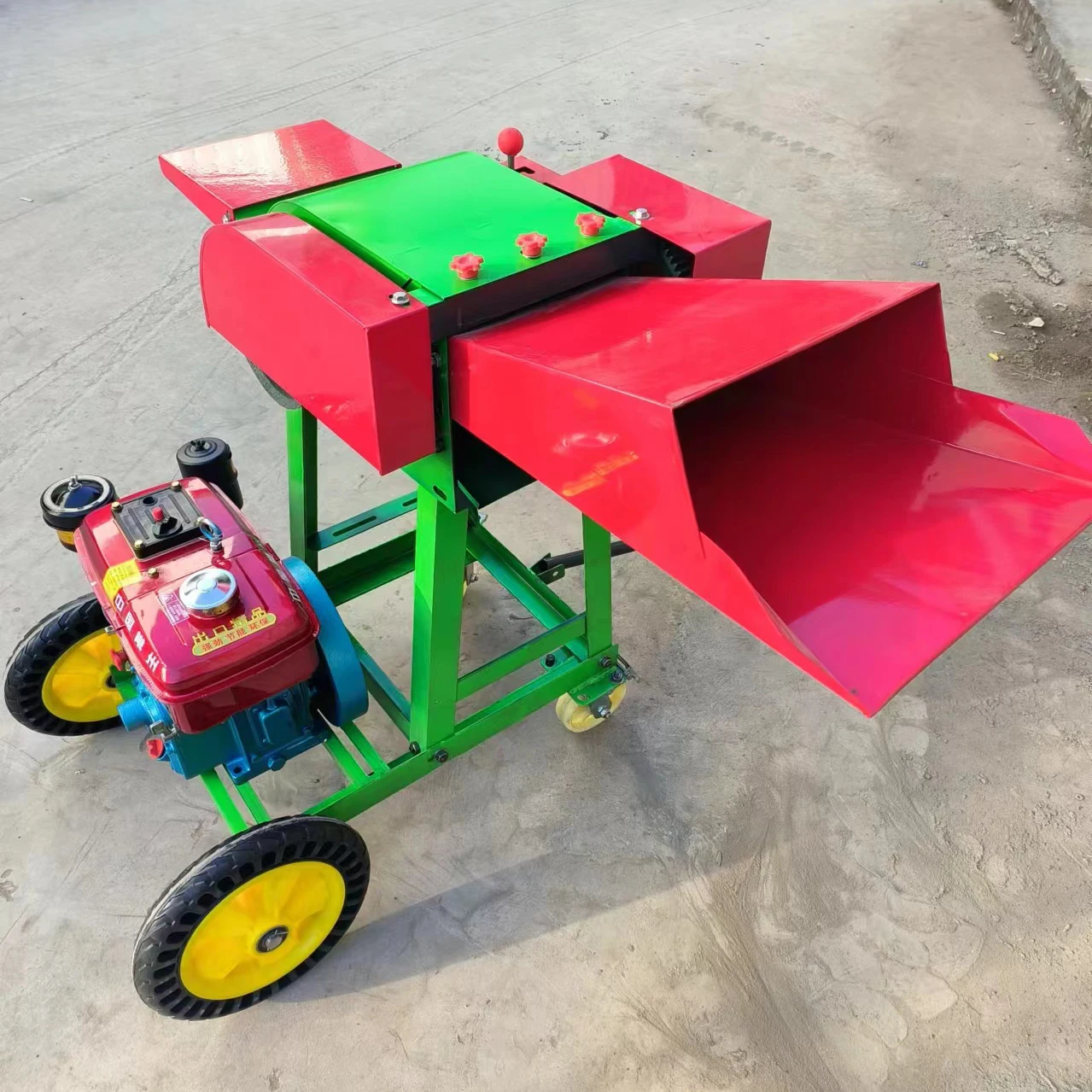 Cheap Price Hay Cow Feed Small Hand Diesel Engine Chaff Cutter and Petrol Chaff Cutter Grinder Price