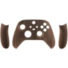Coque à motif de grain de bois doux au toucher