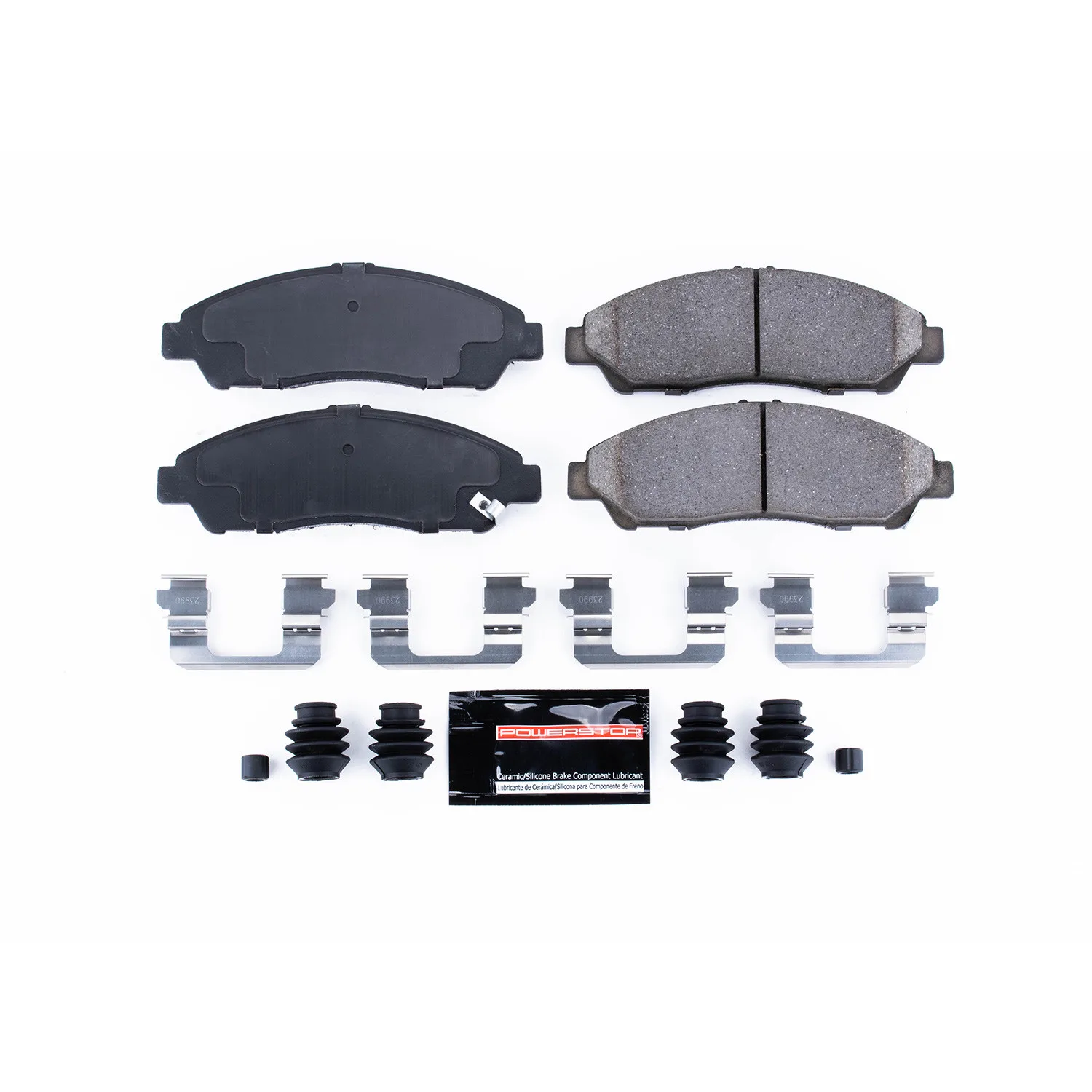 K7666  POWERSTOP Front Brake Kit Pad and Rotor Brake System Assembly for HONDA AR82192 Z23 D1378