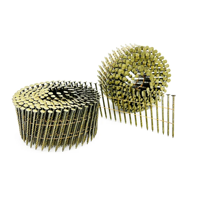 Coil Nails High Quality Q235 Manufacturer Wire Nails Smooth Ring Screw Galvanized Zine Pated Pallet Gun