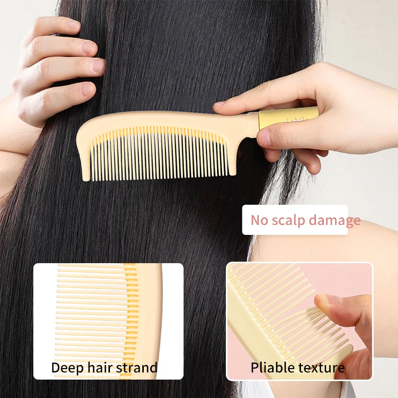 LMLTOPかわいいカートン帯電防止プラスチックヘアコームブラシSY749