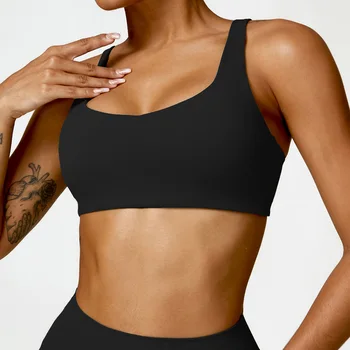 Shockproof Tight Fitting Quick Drying Yoga Suit Bra, Running Beautiful Back Sports Bra Nude Fitness Vest
