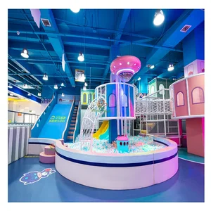 Customized High Quality 2-12 Years Old Playground with Slide Soft Play Equipment Sets on Sale