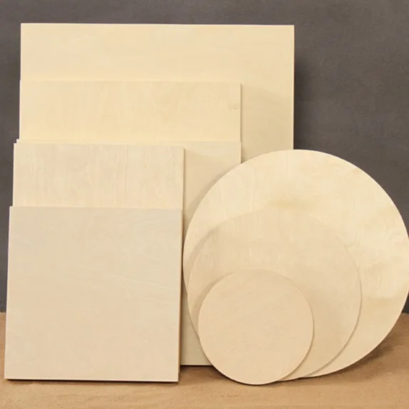 High Quality Deep Cradled Birch Wood Gesso Panel 3.8cm Thickness With