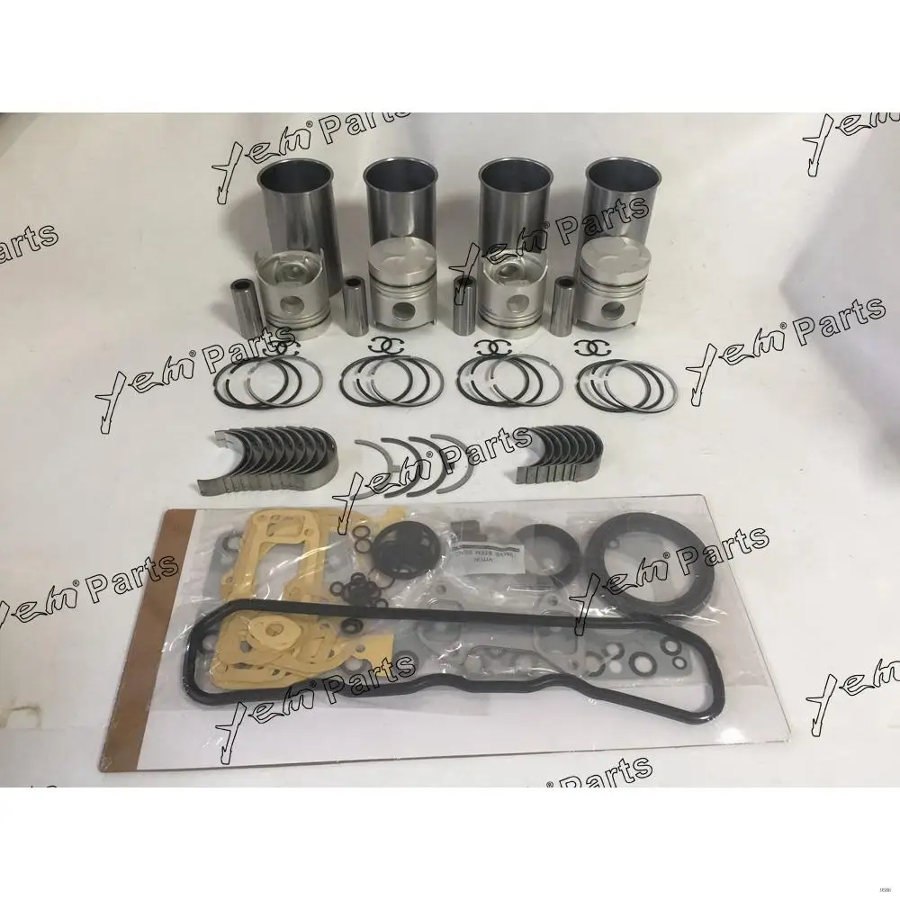 4BA1 Engine Overhaul Kit With Cylinder Gaskets Cylinder Piston Rings Liner Bearings Set for Isuzu