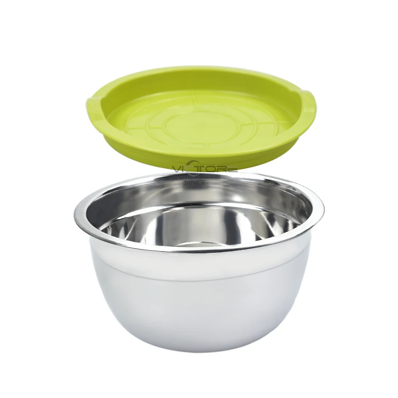 7Pcs Colorful Stainless Steel Bowls with Lids Salad Mixing Bowls