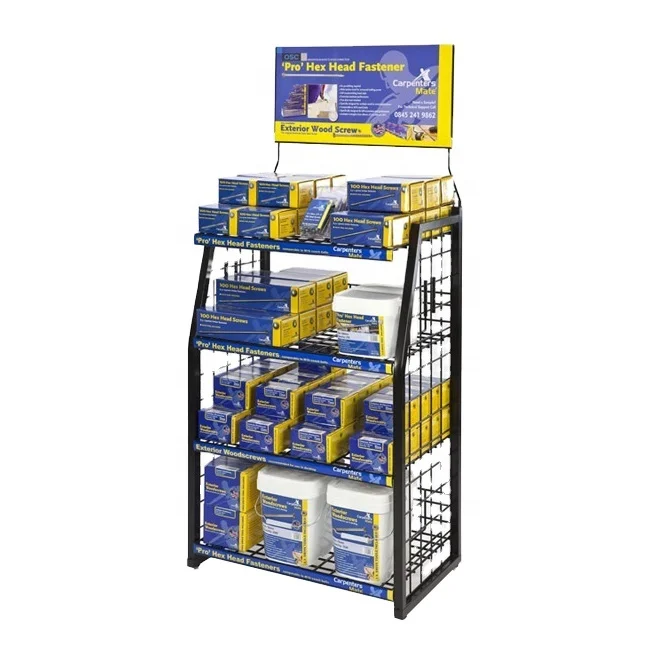 Customizable Metal Free Standing Wire Display Rack For Commodity Daily Necessities Decoration Supplies Floor Display Stand6982550