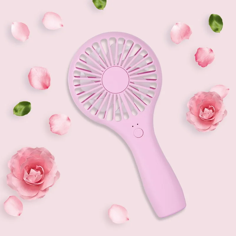 Allogogo Mini Portable USB Rechargeable Handheld Lollipop Fan 5V Air Cooling Fan Summer Outdoor Garage Hotel Three Wind Box US