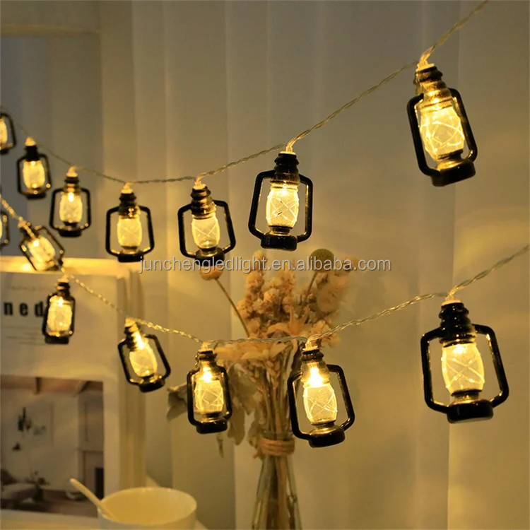 Led Fairy Lights Retro Kerosene Lamp