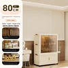 Beige (1 armoire + 1 armoire pliante)