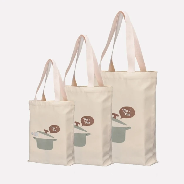 Wholesale Eco-Friendly Large Capacity Cotton Tote Bag Custom Logo Printing on Plain Canvas for Women Personalized Shopping Bag supplier