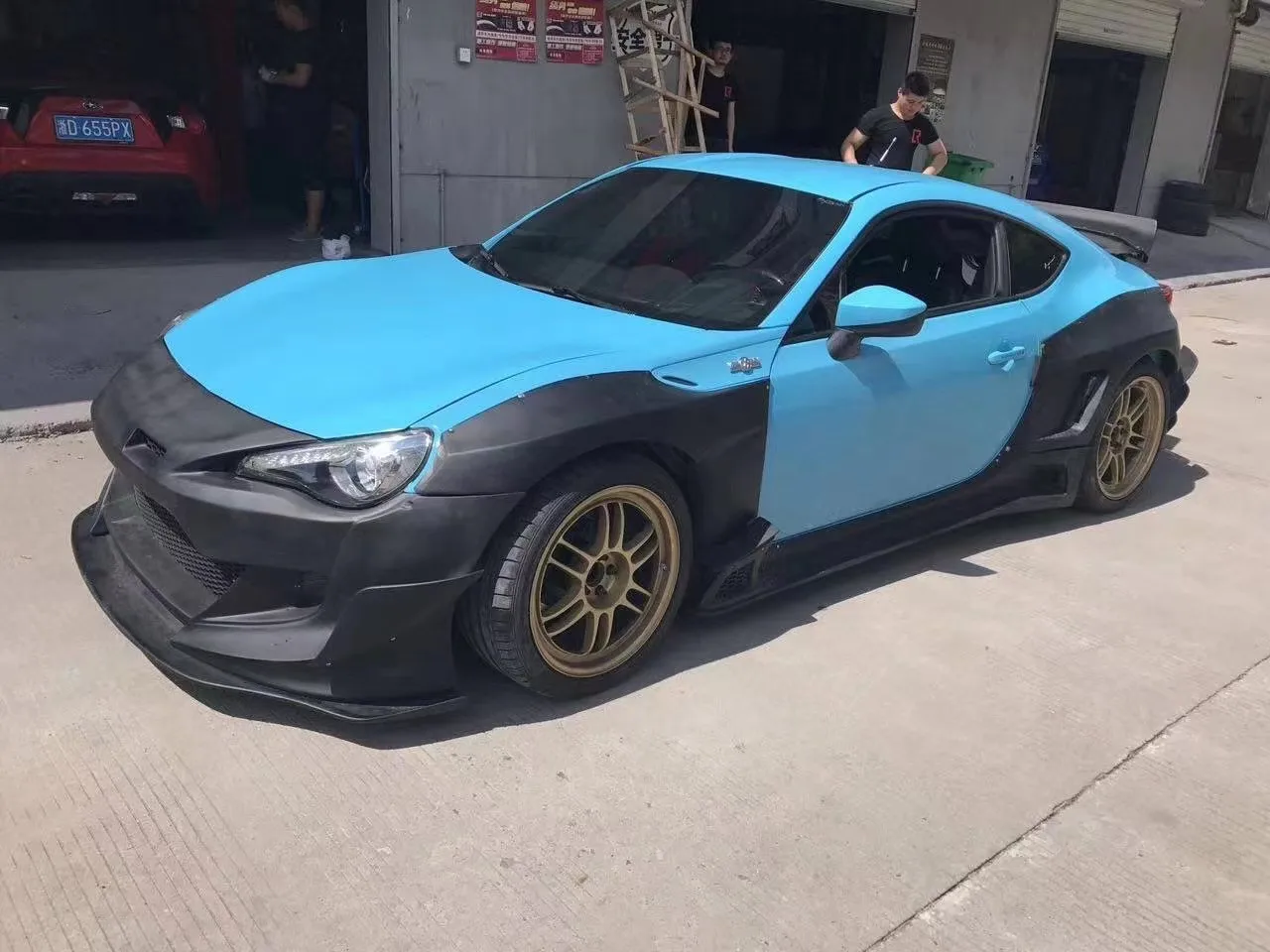 For Toyota 86 Wide Body Kit 86 Upgraded Rocket Rabbit Front And Rear ...