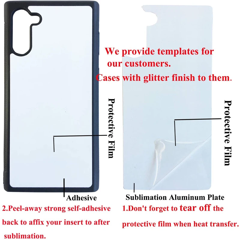 Customizable Samsung Note 10 Plus Phone Case Sublimation Blanks