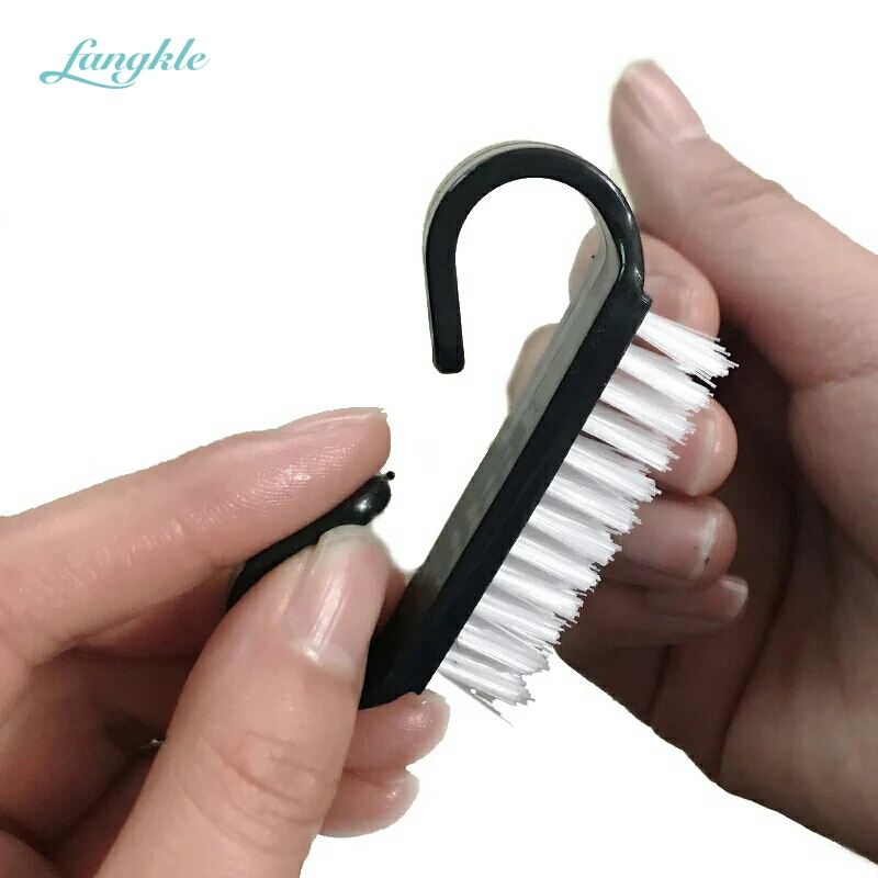 Fangkle, оптовая продажа, мини-щетка для ногтей из пластика, щетка для очистки от пыли