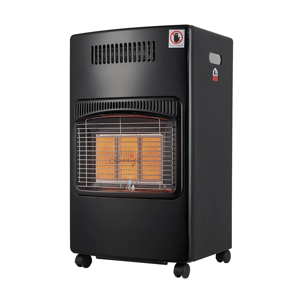 2-in-1 Portable Indoor Mobile LPG Butane Infrared Gas Heater with Fan for Household and RV Living Room Use