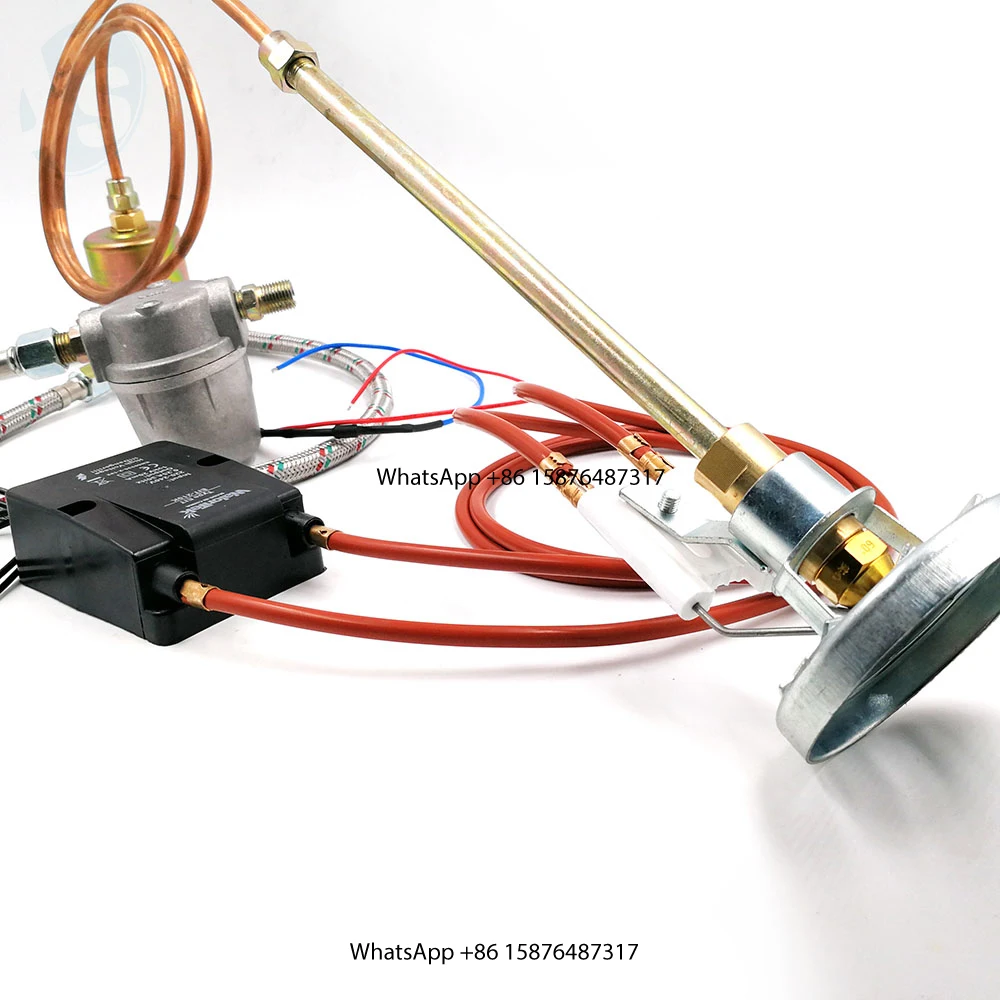 1 Diesel Light Oil Burner System with High Voltage Ignition Electromagnetic Pump Ceramic Igniter and Flame Retention Head
