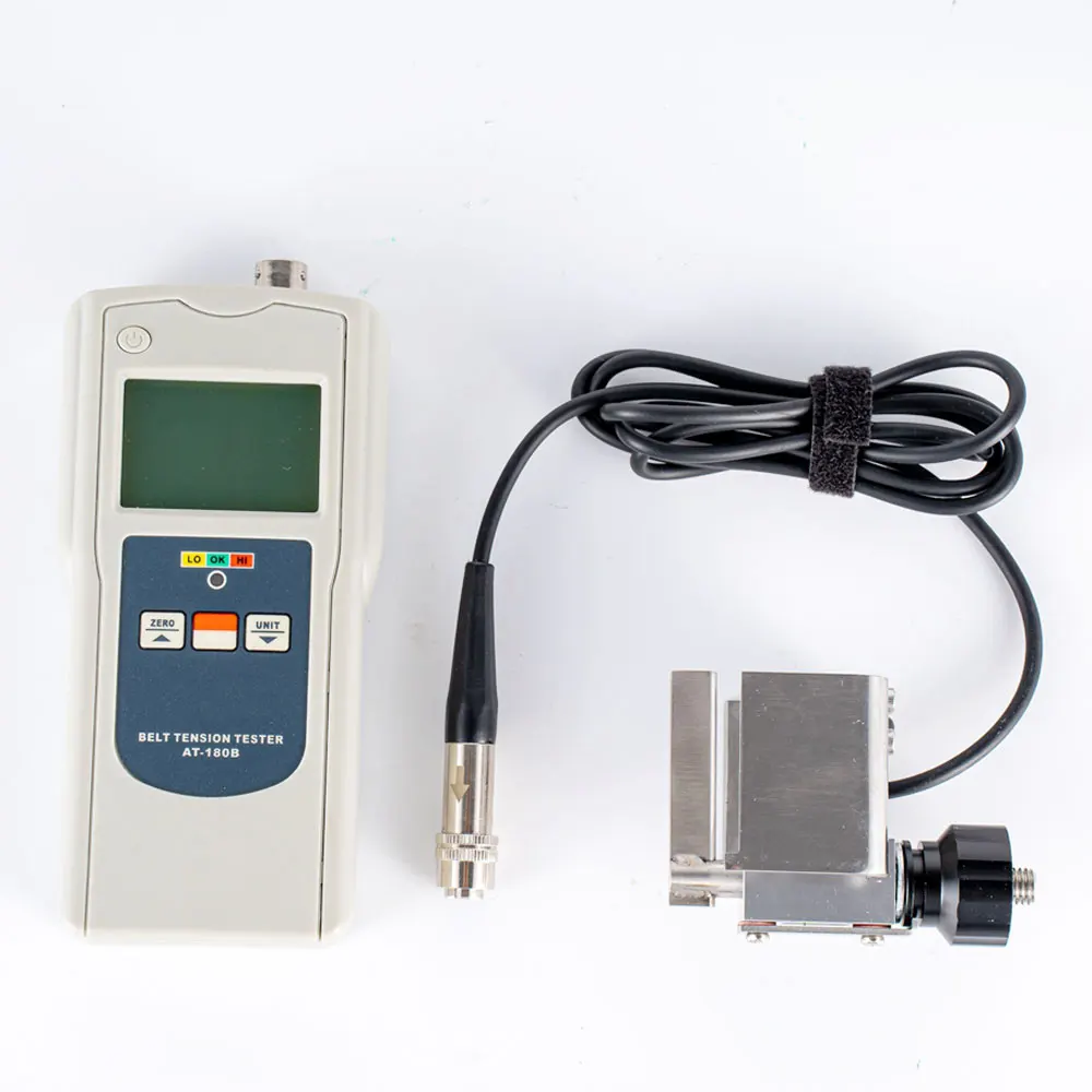 AT-180B Digital Portable Belt Tension Tester Meter Gauge Mainly Use for Automotive Belt Tension Measurement