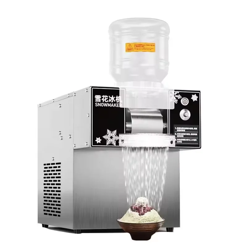 Air-cooled Easy to Operate Korea Juice Ice Milk Snow Machine / Snow Ice ...
