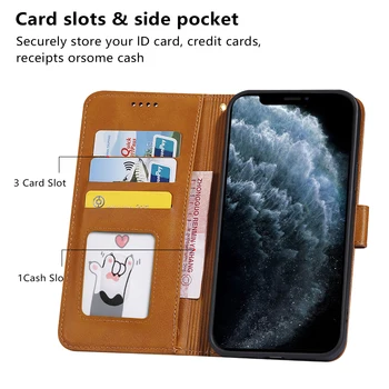Étui Portefeuille En Cuir PU Pour Oukitel C65 / C65 Pro - Avec Porte-cartes, Support Et Dragonne Offerte