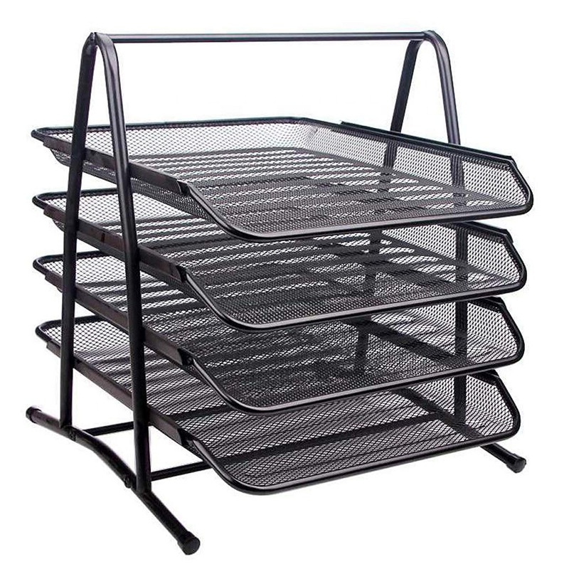 
 JieFa слои чистый современный другое хранение канцелярские принадлежности для офиса металлическая сетка стол органайзер для офиса  