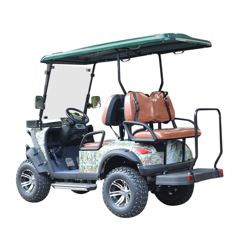 Support Custom Golf Luxury Utility Vehicle Classic 4 Seater Electric