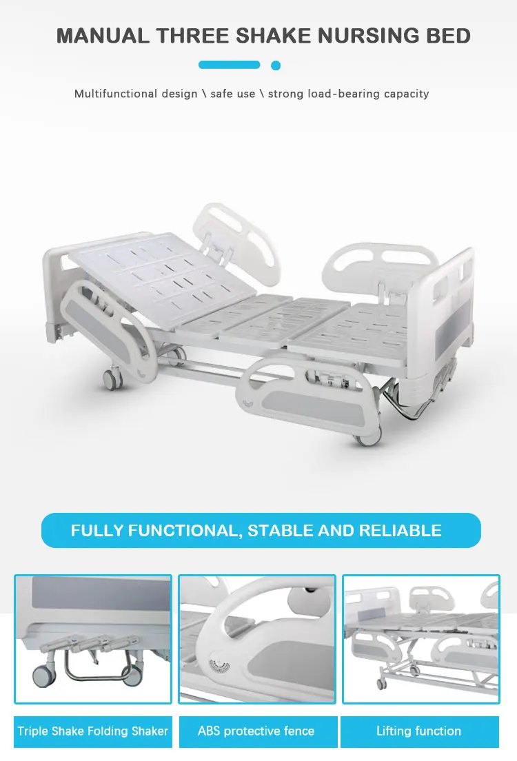 Multi-functional medical hospital Patient Bed abs patient Nursing Care Elderly Nursing Room hospital bed For Home