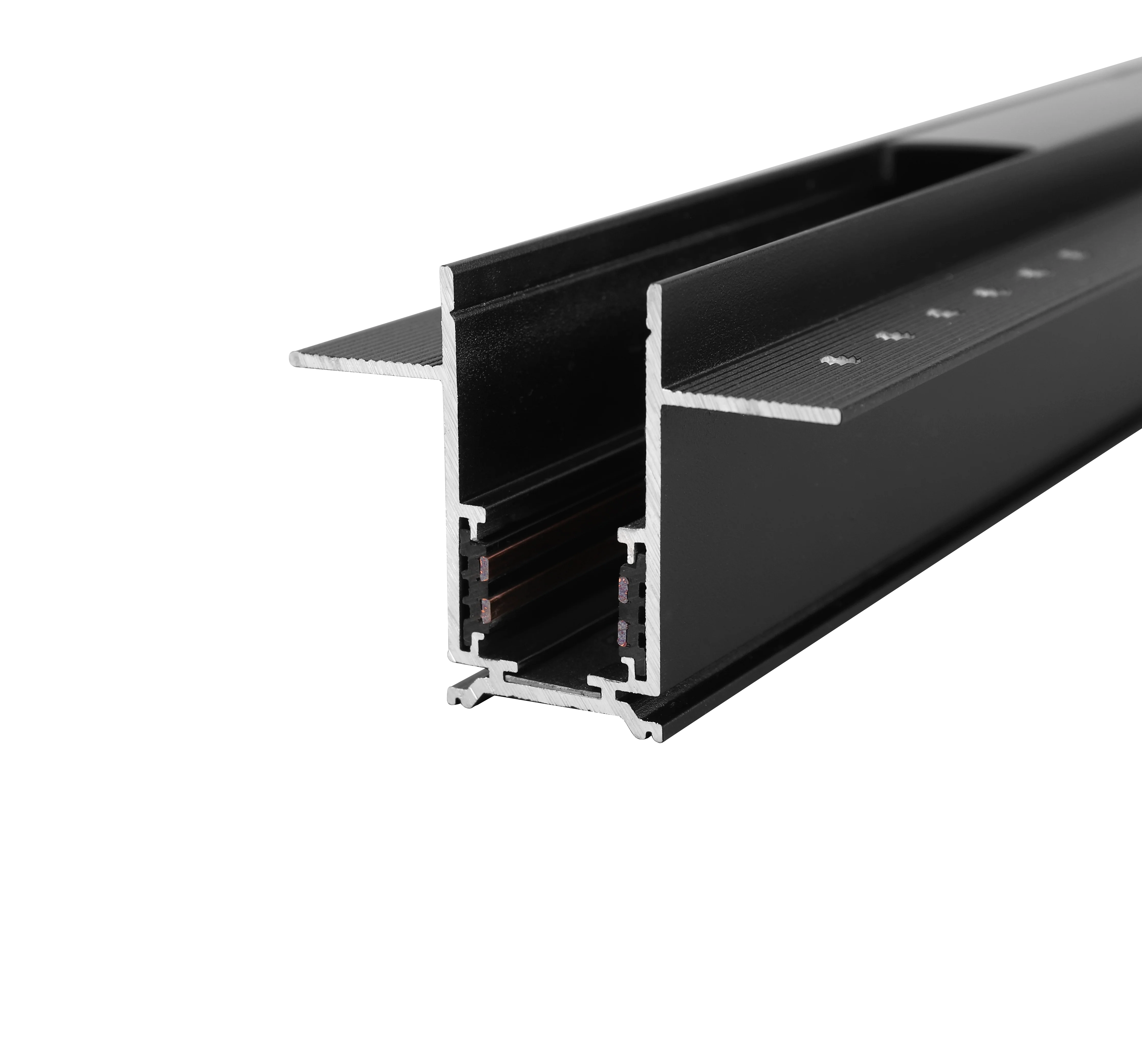 Встраиваемый светодиодный магнитный рельсовый рельс 48 В постоянного тока современный дизайн поверхностный Трековый светильник