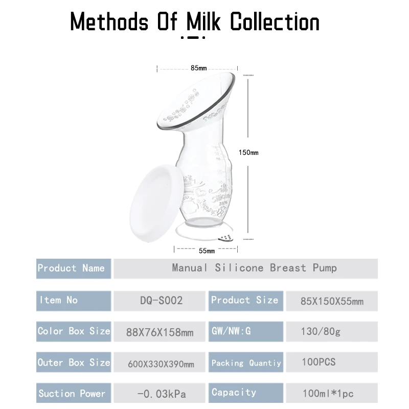 Autumnz Manual Breast Milk Collector, 100ml