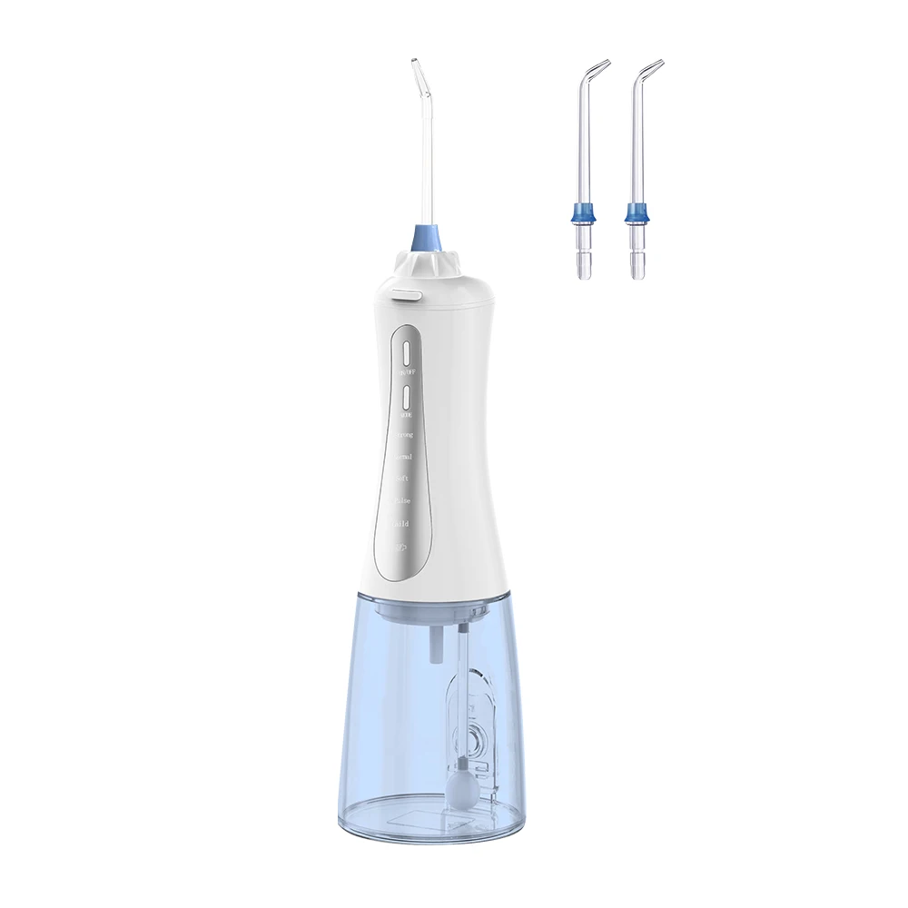 350ml Capacity  Portable Oral Jet Pik Teeth Whitening Machine Cordless Rechargeable Water Dental Flosser